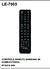 Controle remoto Samsung 4K home/futebol LE-7003